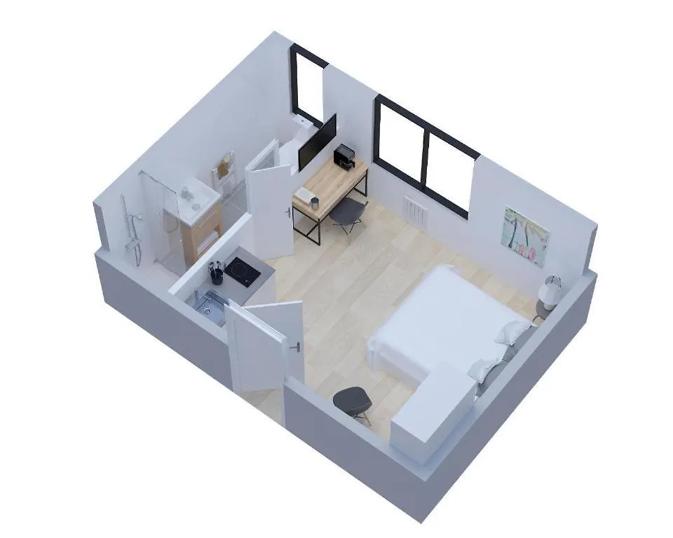 לוריין Residence Duguay - Centre Ville - Porte B - Appartements Tout Confort - Neuf - Nouveau